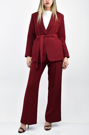 ست بالاتنه و پائین تنه زرشکی زنانه Biriz Moda - کد 922968946
