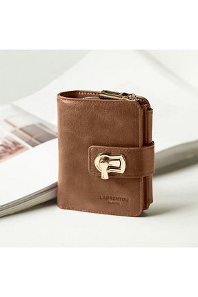 کیف پول قهوه ای زنانه ابعاد کوچک Laorentou - کد 922985233