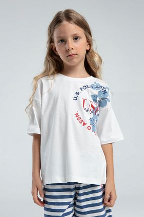 ست لباس راحتی سفید بچه گانه چاپی U.S. Polo Assn. - کد 923691801