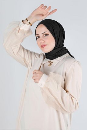 شال مشکی زنانه پلی استر Alvina - کد 801698129