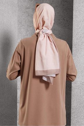 شال بژ زنانه پلی استر Alvina - کد 874718256