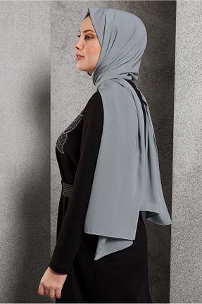 شال طوسی زنانه پلی استر Alvina - کد 922968477