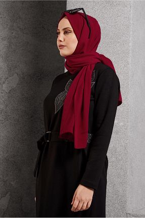 شال قرمز زنانه پلی استر Alvina - کد 922968505