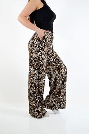 شلوار بژ زنانه ویسکون BUSEM - کد 923004720