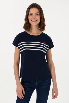 تیشرت سرمه ای زنانه رگولار U.S. Polo Assn. - کد 922991524