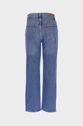 شلوار جین آبی زنانه فاق بلند CROSS JEANS - کد 922987544