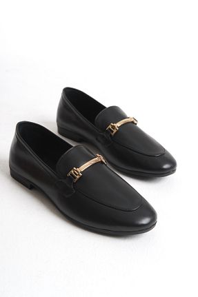 بابت مشکی زنانه چرم خالص ERNİLA - کد 923007360