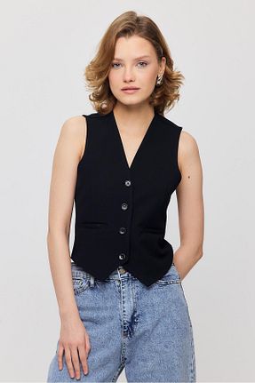 جلیقه مشکی زنانه رگولار Rays - کد 923007287