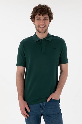 پولوشرت سبز مردانه پنبه ای U.S. Polo Assn. - کد 922090643
