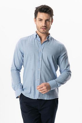 پیراهن متالیک مردانه رگولار Eliş Şile Bezi - کد 919936374