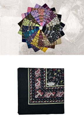 روسری رنگی %100 پنبه ÖZGÜRELLER - کد 923016247