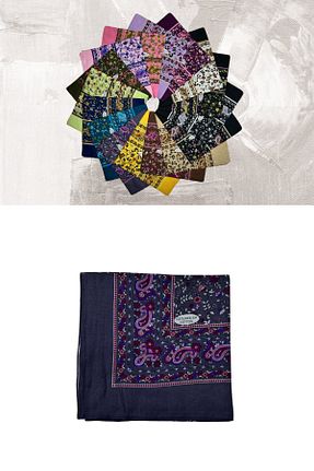 روسری رنگی %100 پنبه ÖZGÜRELLER - کد 923016266