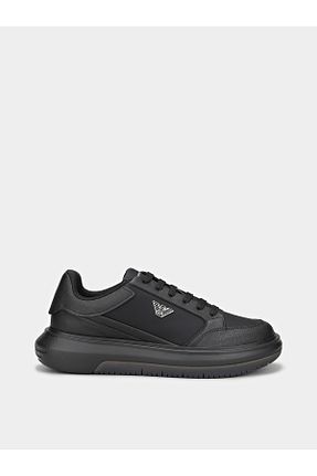 کفش اسنیکر مشکی مردانه بند دار Emporio Armani - کد 923022890