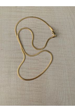 گردنبند استیل ( فولاد ) طلائی استیل (فولاد) Jw jewellery - کد 923045504