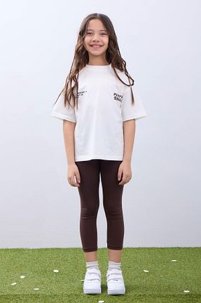 ست بالاتنه و پائین تنه قهوه ای بچه گانه بافتنی Perendi - کد 924039419