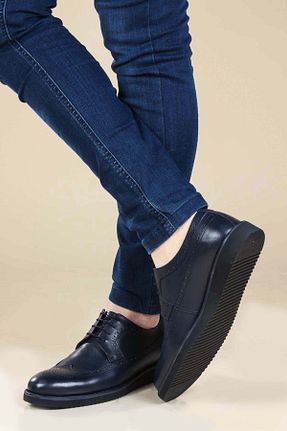 کفش کلاسیک سرمه ای مردانه پلی اورتان Fast Step - کد 781955850