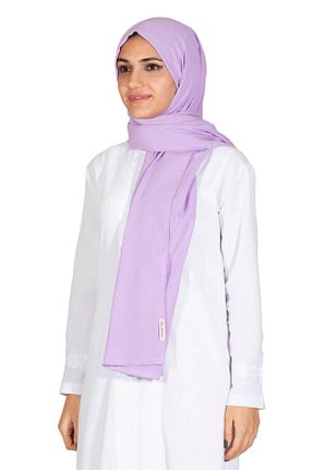 شال بنفش زنانه پنبه ای Eliş Şile Bezi - کد 314400745