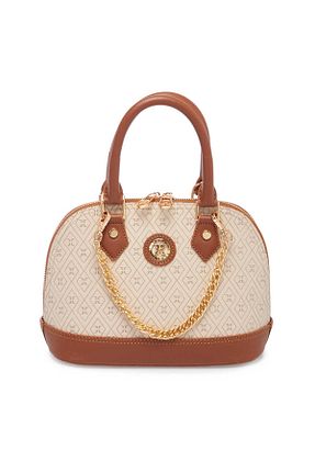 کیف دوشی بژ زنانه چرم مصنوعی Tergan - کد 905973120