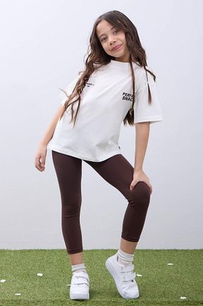 ست بالاتنه و پائین تنه قهوه ای بچه گانه بافتنی Perendi - کد 924039419