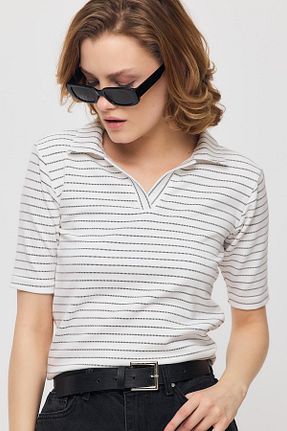 تیشرت سفید زنانه رگولار Rays - کد 923209126