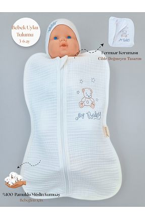 پتوی کودک و نوزاد سفید پنبه ای Tomuycuk - کد 825276728