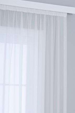 پرده توری نباتی ریل دار Gauze Fabric Design - کد 923082953