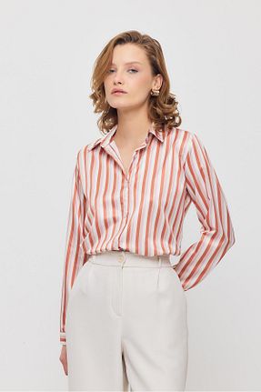 پیراهن نارنجی زنانه رگولار Rays - کد 923086092