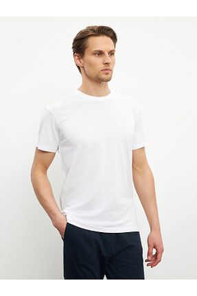 بالاتنه راحتی سفید مردانه پنبه ای LC Waikiki - کد 923100084