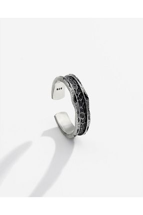 انگشتر نقره سفید مردانه 925 عیار MEKS JEWELS - کد 923106068