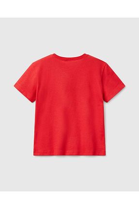 تیشرت قرمز بچه گانه رگولار United Colors of Benetton - کد 902804976
