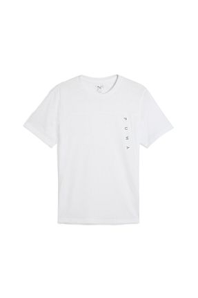 تیشرت اسپرت سفید مردانه رگولار Puma - کد 906220642