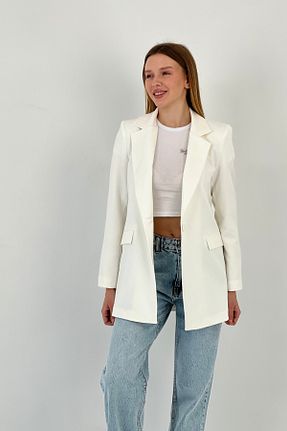 کت سفید زنانه Blazer Miss Poem - کد 923263054