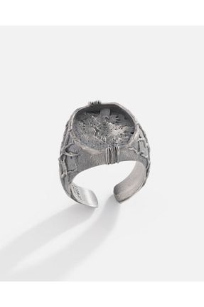 انگشتر نقره سفید مردانه 925 عیار MEKS PRIVE - کد 902797288