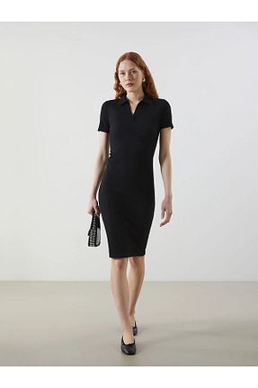 لباس مشکی زنانه بافتنی LC Waikiki - کد 923230912