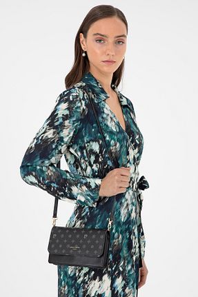 کیف دوشی مشکی زنانه چرم مصنوعی Pierre Cardin - کد 892027681