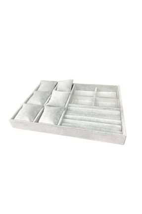 نظم دهنده جواهرات و آرایش طوسی 1 پارچه Aydın Decor - کد 57098534