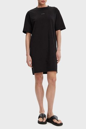 لباس مشکی زنانه اورسایز Calvin Klein - کد 923993232