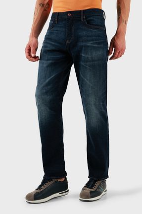 شلوار جین سرمه ای مردانه پاچه لوله تفنگی Armani Exchange - کد 923989756