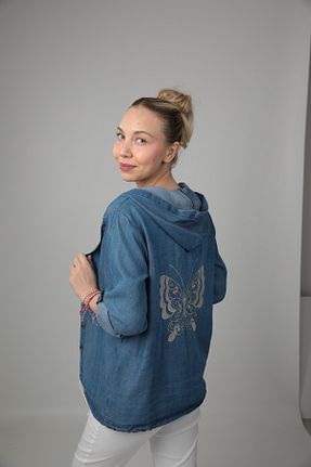 پیراهن آبی زنانه رگولار Cottoncool - کد 924226164