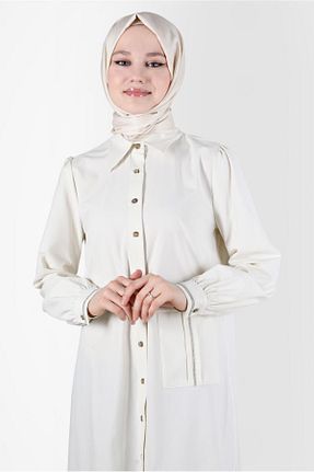 تونیک حجاب نباتی زنانه مخلوط پلی استر Alvina - کد 801717018