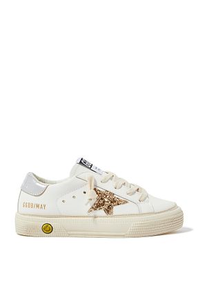کفش اسنیکر سفید بچه گانه چرم Golden Goose Deluxe - کد 923226388