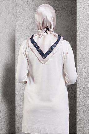 روسری بژ پلی استر Alvina - کد 887652281