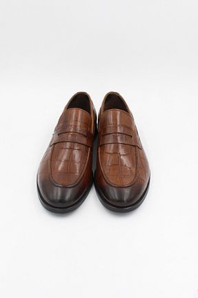 کفش کلاسیک قهوه ای مردانه پاشنه کوتاه (1 - 4 سانتی متر) ENDİCAN - کد 723314117