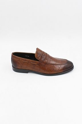کفش کلاسیک قهوه ای مردانه پاشنه کوتاه (1 - 4 سانتی متر) ENDİCAN - کد 723314117