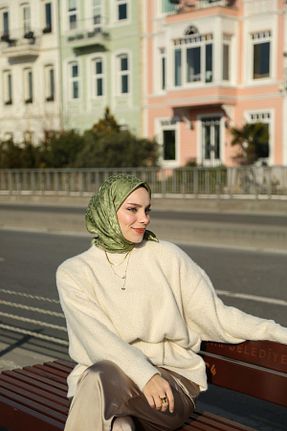 روسری سبز 90 x 90 Hint İpek - کد 923252970