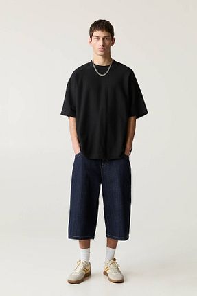 تیشرت مشکی مردانه رگولار Pull & Bear - کد 923224969