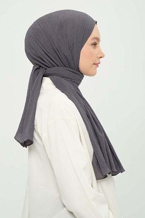 شال طوسی زنانه جاز Madame Polo - کد 923267825