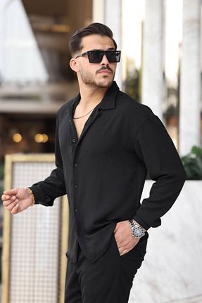پیراهن مشکی زنانه اورسایز Miralbas - کد 923262723