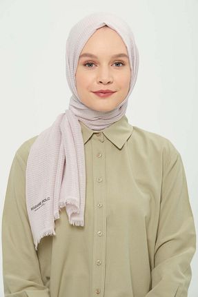 شال طوسی زنانه Kesik Elyaf Madame Polo - کد 923263039