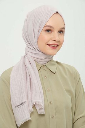 شال طوسی زنانه Kesik Elyaf Madame Polo - کد 923263039